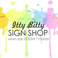 Itty Bitty Sign Shop logo